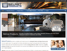 Tablet Screenshot of belmetproducts.com